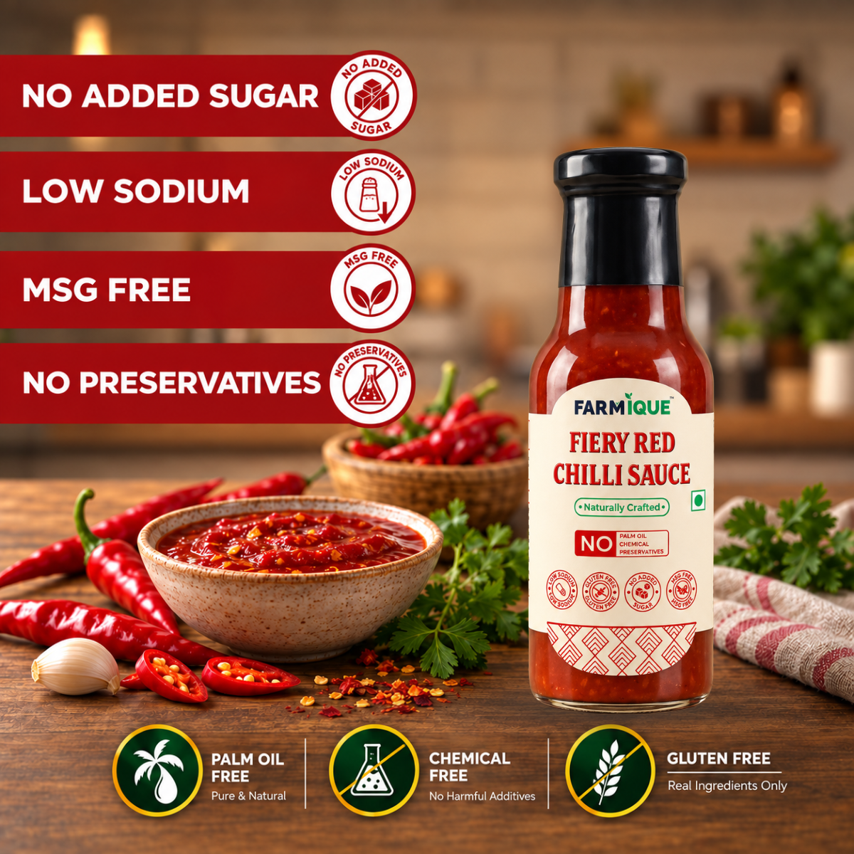 Fiery Red Chilli Sauce
